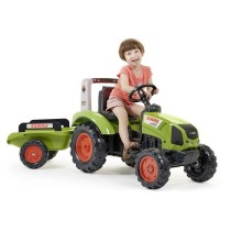 Tracteur a pédales - FALK - Claas - Remorque - Des 3 ans - 100% Fabri