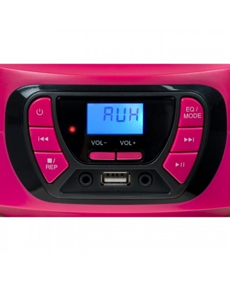 Lecteur radio cd portable BIGBEN INTERACTIVE usb bt rose