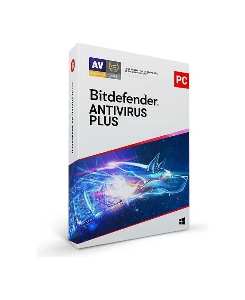 Bitdefender Antivirus Plus 2021 - 1 PC - 1 an