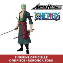 Figurine Anime Heroes 17 cm - Roronoa Zoro - BANDAI One Piece