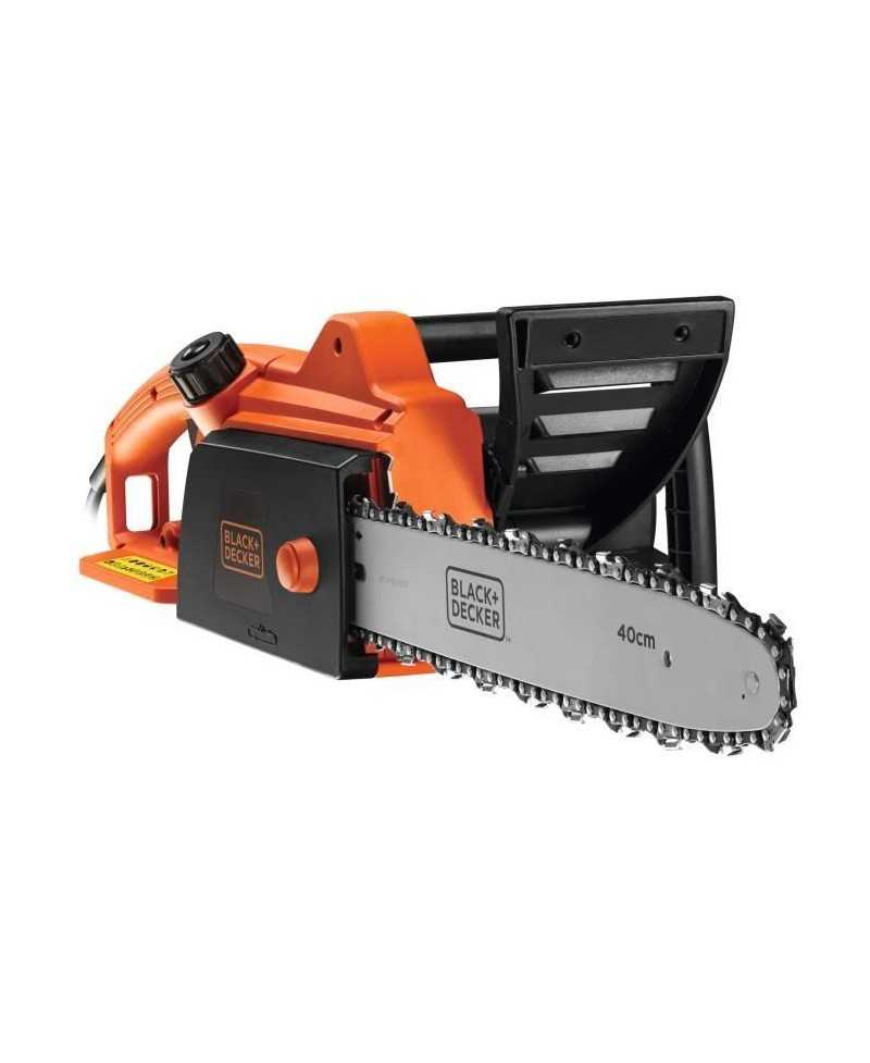 Tronçonneuse électrique BLACK+DECKER CS1840-QS - 40 cm 1800 W - Tendeur De Chaîne Avec Clé