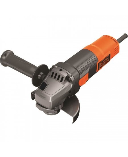 Meuleuse d'angle filaire 900W BLACK+DECKER - BEG220-QS - Découper - Noir - 125mm - 1200 trs/min