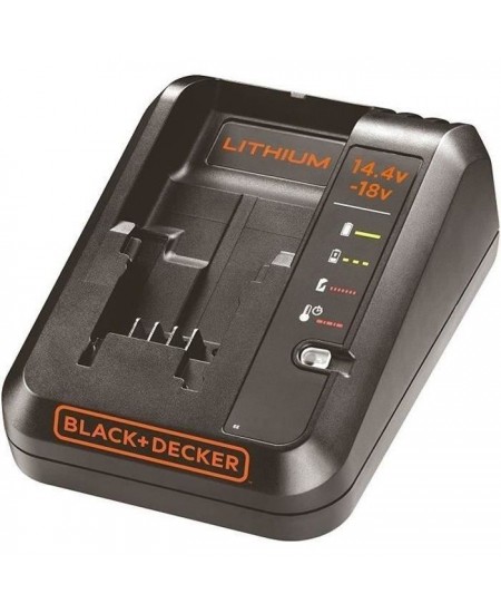 Chargeur de batterie BLACK+DECKER BDC1A-QW pour batteries Lithium 14,4V et 18V