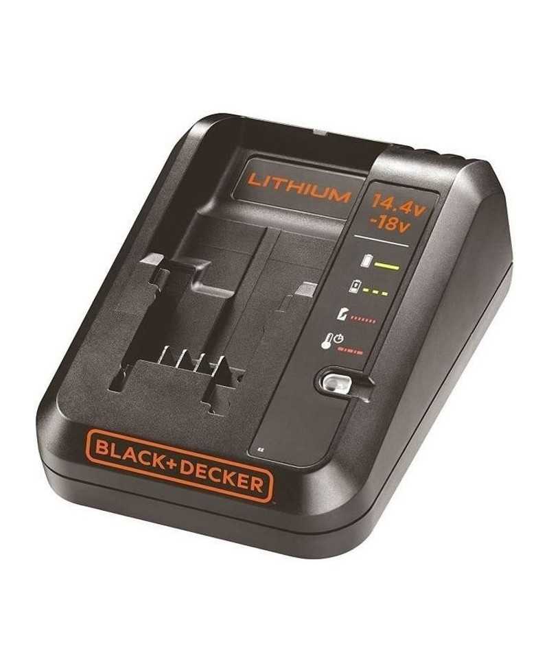 Chargeur de batterie BLACK+DECKER BDC1A-QW pour batteries Lithium 14,4V et 18V