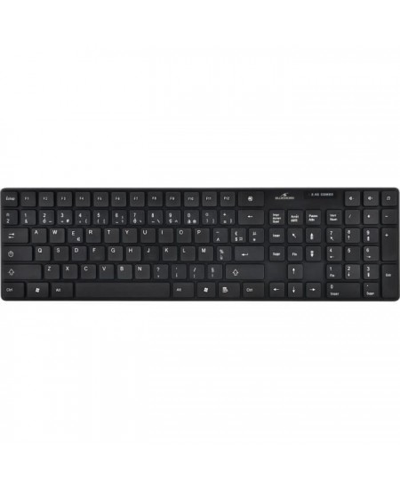 Pack Clavier Souris - BLUESTORK - PACK OFFICE WIRELESS - Sans Fil - Azerty - Compatible Windows - Noir