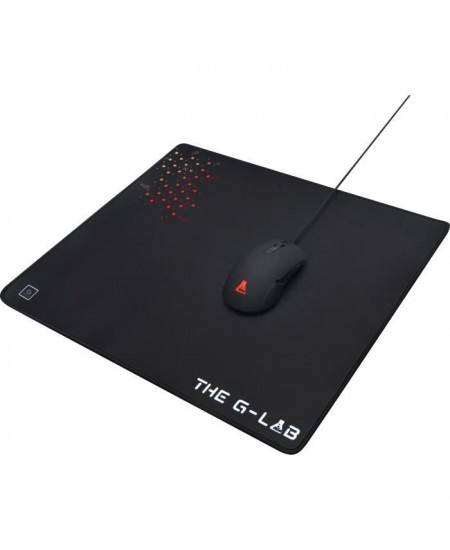 Tapis de Souris - XL - The G-Lab - PAD CAESIUM - 450x400x4mm - Noir