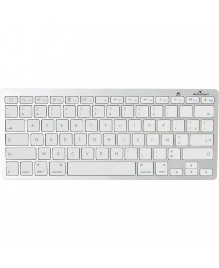 Clavier Filaire - BLUESTORK - MINI MAC - Compact - Compatible Mac - Blanc