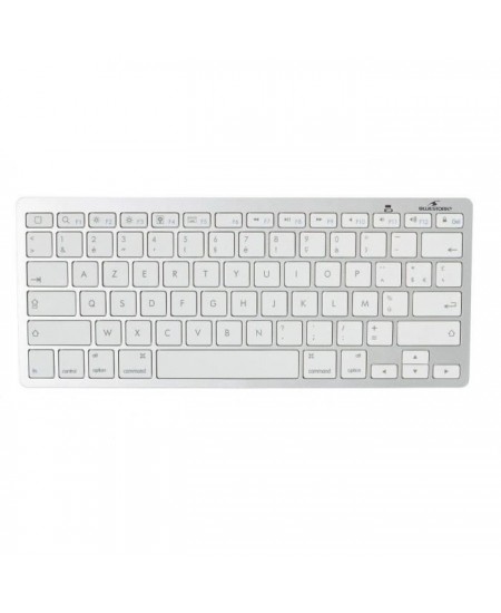 Clavier Filaire - BLUESTORK - MINI MAC - Compact - Compatible Mac - Blanc