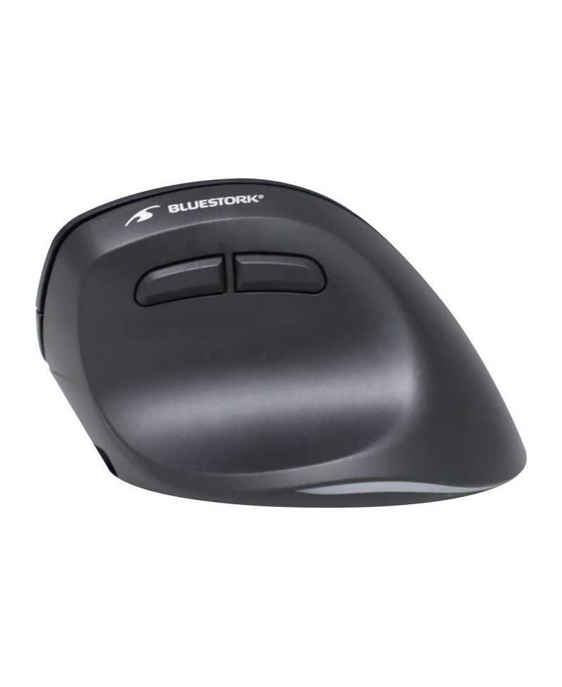 Souris Ergonomique Sans Fil - BLUESTORK - ERGO LUMI - PC/MAC - Noir