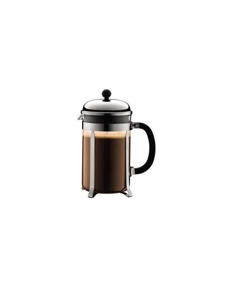 CHAMBORD - Cafetiere a piston BODUM , 12 tasses, 1.5 l, acier inox