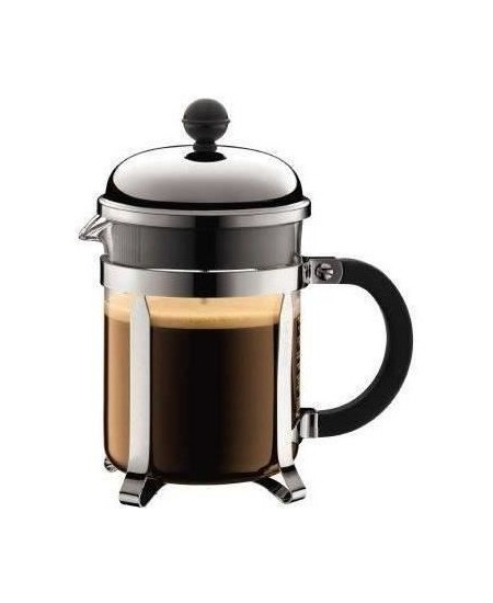 CHAMBORD - Cafetiere a piston BODUM , 4 tasses, 0.5 l, acier inox