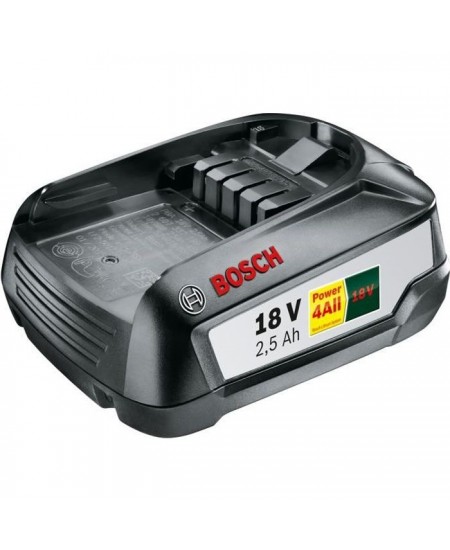 Batterie lithium-ion Bosch - 18 V 2,5 Ah - Li-ion - Grande autonomie - Sans effet mémoire