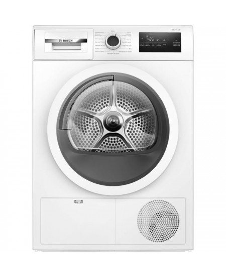 Seche-linge a condensation BOSCH WTN85V08FR SER4 - 7 kg - Induction - L60cm - Classe B - Blanc