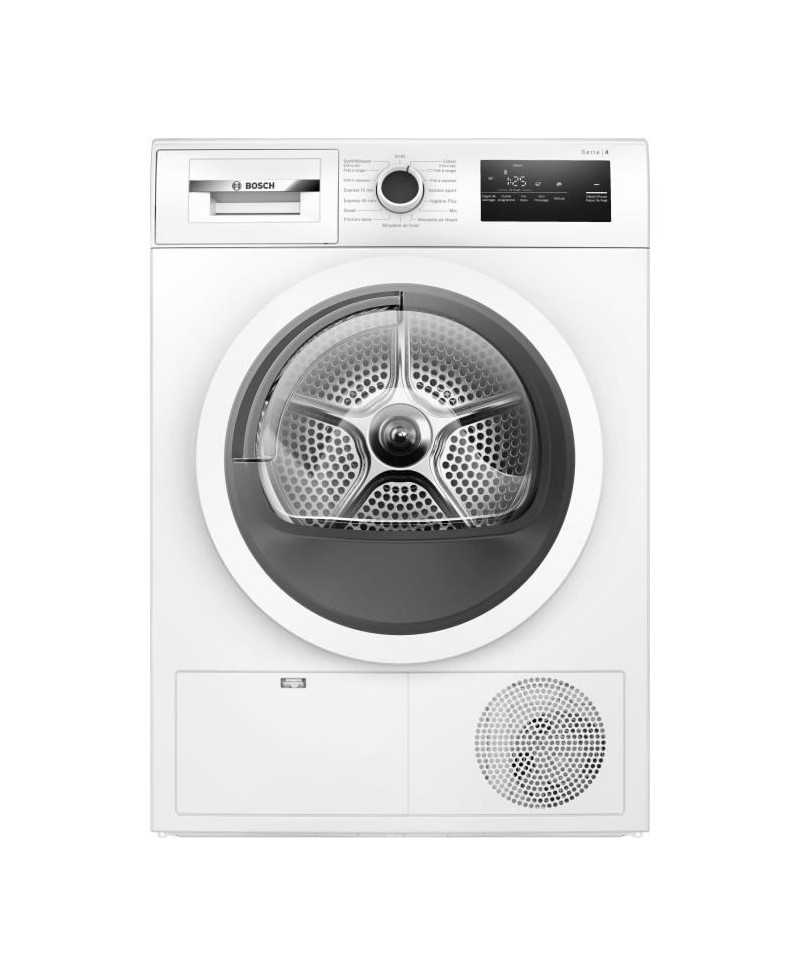 Seche-linge a condensation BOSCH WTN85V08FR SER4 - 7 kg - Induction - L60cm - Classe B - Blanc