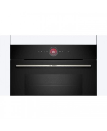 Four combiné micro-ondes Encastrable Softclose - BOSCH SER8 CMG7241B1 Noir - Vol four 45l - 16 modes cuissons - 455 x 594 x 548