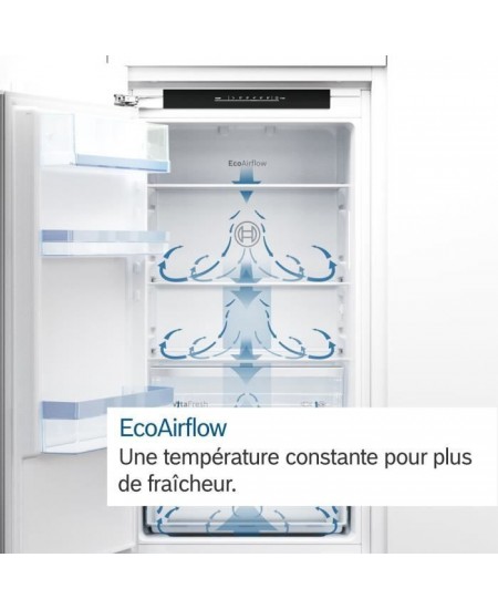 Réfrigérateur combiné intégrable BOSCH SER2 -KIV87NSE0 - 2 portes - 270 L - Classe E