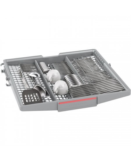 Lave-vaisselle pose libre BOSCH SMS4HCI19E SER4 - 14 couverts - Moteur Induction - L60cm - 42dB - Gris Inox