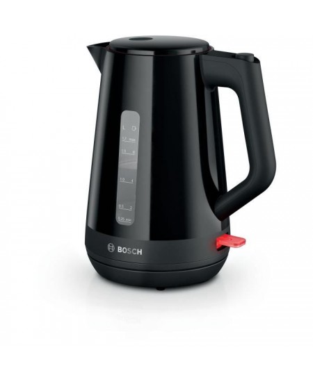 Bouilloire - BOSCH - TWK1M123 MyMoment - Noire - capacité 1,7L - base 360° - filtre anti-calcaire