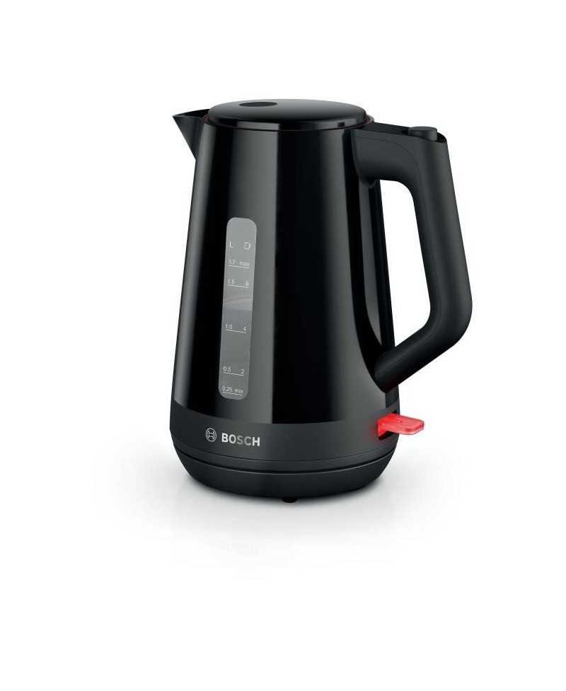 Bouilloire - BOSCH - TWK1M123 MyMoment - Noire - capacité 1,7L - base 360° - filtre anti-calcaire