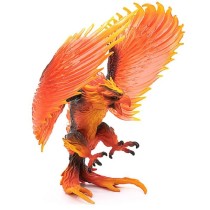 Figurine Aigle de Feu, aux ailes mobiles et détails réalistes, Cadea