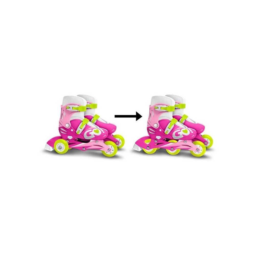 Patins en Ligne 2 en 1 trois Roues GIRL Taille 27-30 SKIDS CONTROL