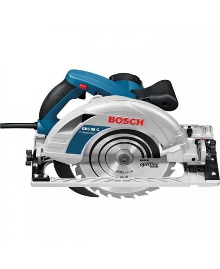 Scie circulaire Bosch Professional GKS 85G, 2200 W avec 1 lame de 235mm, 5.000 tr/min, carton - 060157A900