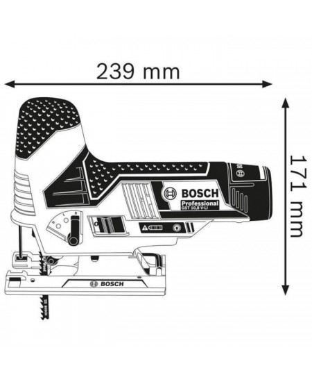 Scie sauteuse Bosch Professional GST 12V-70 sans batterie - 06015A1001