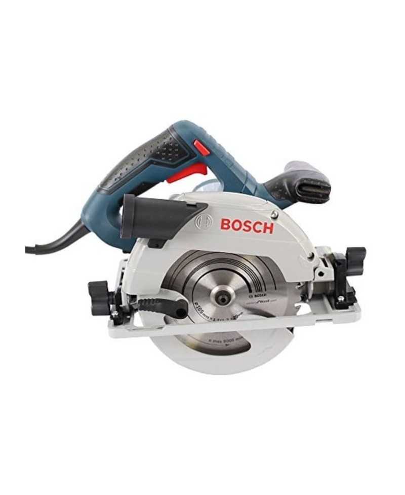 Scie circulaire Bosch Professional GKS 55+ GCE - 1350 W - Capacité de coupe de 63 mm - 0601682100