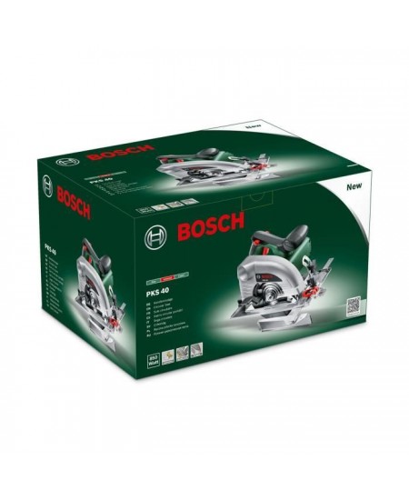 Scie circulaire BOSCH - PKS 40 - 850W - Coupe droite et en onglet jusqu'a 40mm de profondeur