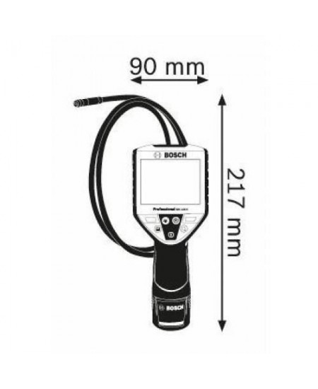 Caméra d'inspection Bosch Professional GIC 120 C 10,8V, écran 3,5, 320 x 240 px - 0601241201