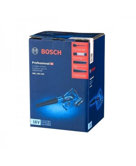 Souffleur 18V GBL 18V-120 (sans batterie ni chargeur) en boîte carton - BOSCH - 06019F5100