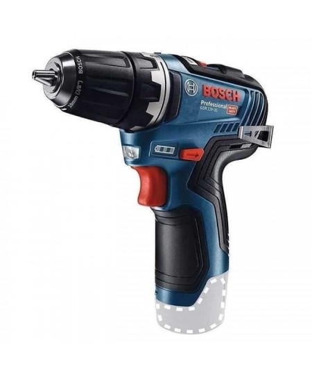 Perceuse-visseuse Bosch Professional GSR 12V-35 FC Flexiclick sans batterie avec 4 adaptateurs FlexiClick + L-BOXX - 06019H3003