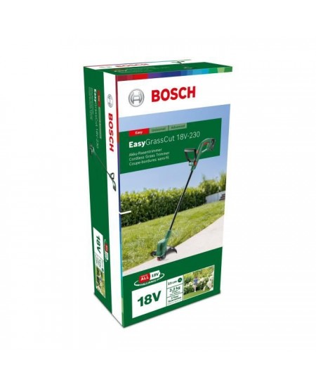 Coupe-bordures Bosch - EasyGrassCut 18-230 (Livré avec 1 batterie et 1 chargeur) - PowerForAll