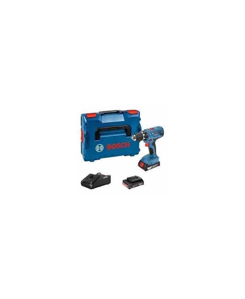 Perceuse visseuse sans fil Bosch GSR 18V-21 + 2 batteries 2Ah + chargeur + coffret L-BOXX - BOSCH - 06019H1008