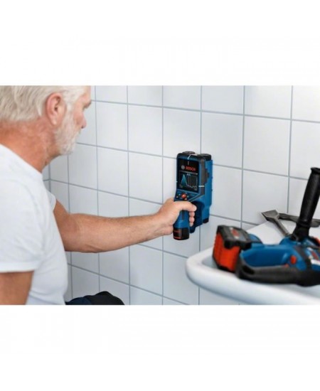 Détecteur mural Bosch Professional D-Tect 200 C en sacoche avec dragonne Bosch Radar Technology - 0601081600