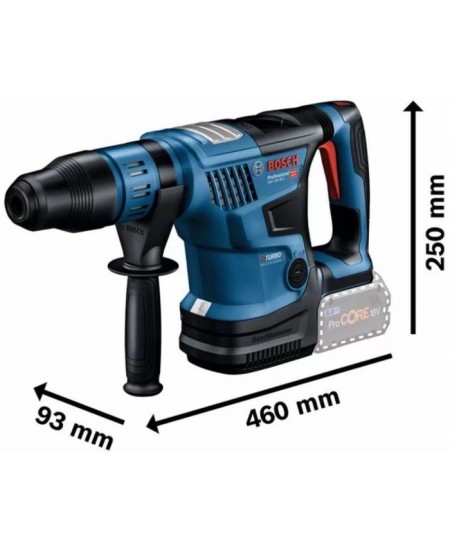 Bosch Professional Perforateur 18V Biturbo GBH 18V-36C, SDS-max, 7J, 0-2900 cps/min, sans batterie ni chargeur+coffret - 0611915