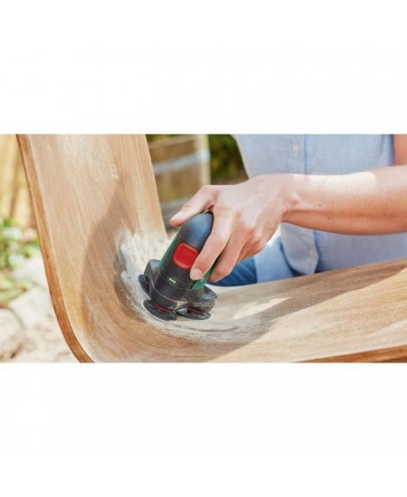 Ponceuse-polisseuse Bosch EasyCurvSander 12 PowerForAll (Sans batterie, avec 3 éponges a polir, 9 abrasifs + aspirateur a