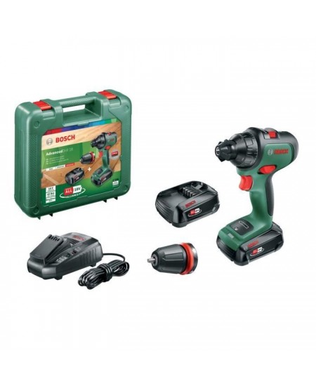 Perceuse-visseuse sans-fil Bosch - AdvancedDrill 18 - 2 batteries 18V-2,5Ah + chargeur