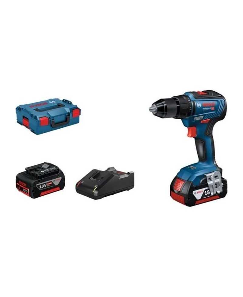 Perceuse-visseuse Bosch Professional GSR 18V-55 + 2 batteries 4,0Ah + L-BOXX - 06019H5200