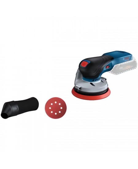 Ponceuse excentrique Bosch Professional GEX 18V-125 - Plateau de ponçage auto-agrippantde 125 mm - Sans batterie - 0601372201