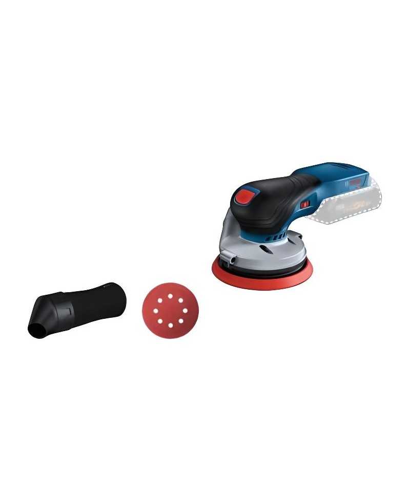 Ponceuse excentrique Bosch Professional GEX 18V-125 - Plateau de ponçage auto-agrippantde 125 mm - Sans batterie - 0601372201