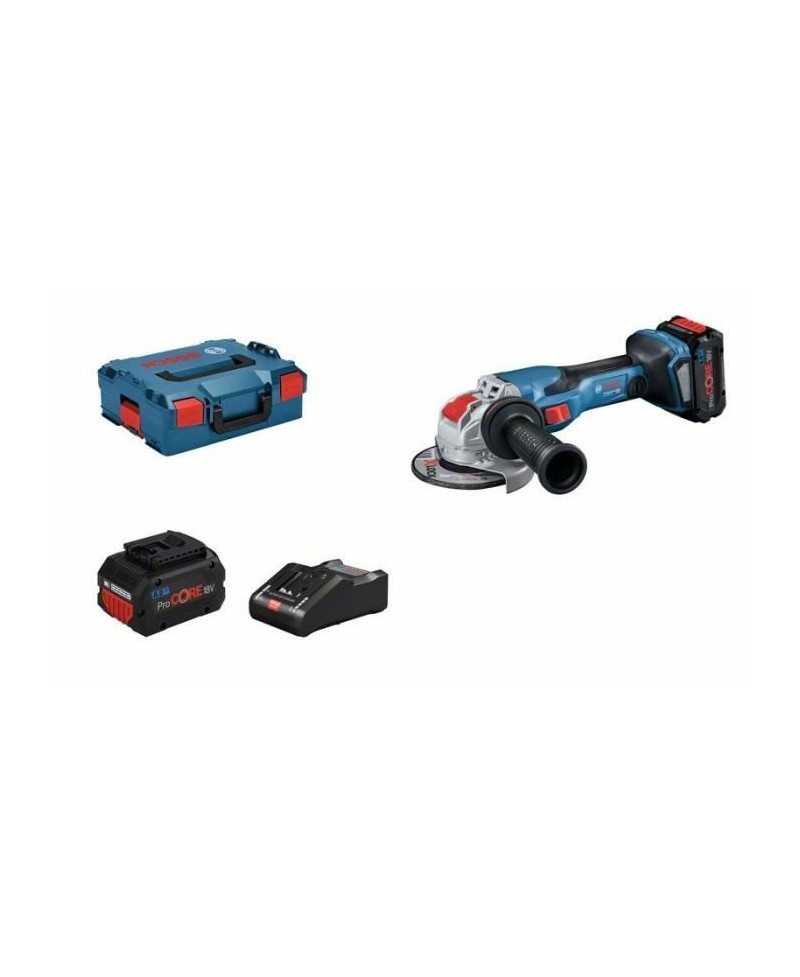 Meuleuse angulaire Bosch Professional GWX 18V-15 C + 2 batteries ProCORE 5,5Ah + chargeur GAL 1880 CV+ L-Boxx - 06019H6402