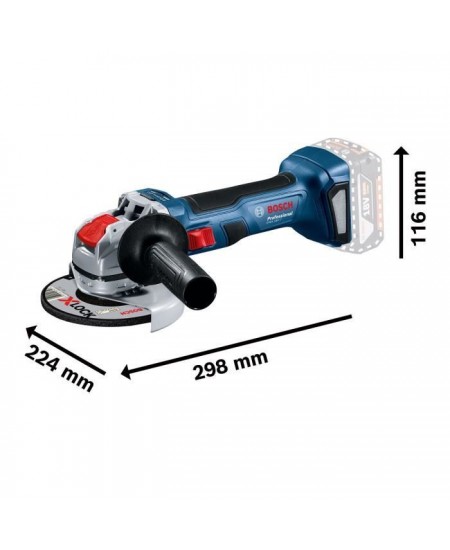 Meuleuse angulaire Bosch Professional GWX 18V-7 sans batterie + L-BOXX - 06019H9102