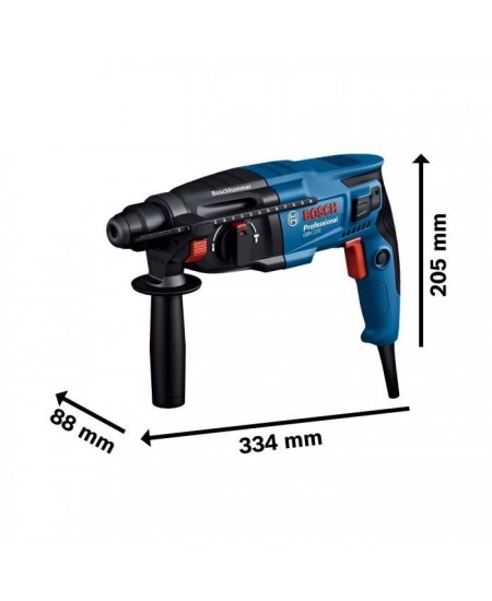 Perforateur-burineur SDS Plus 720W GBH 2-21 (mandrin automatique) en coffret standard - BOSCH - 06112A6001