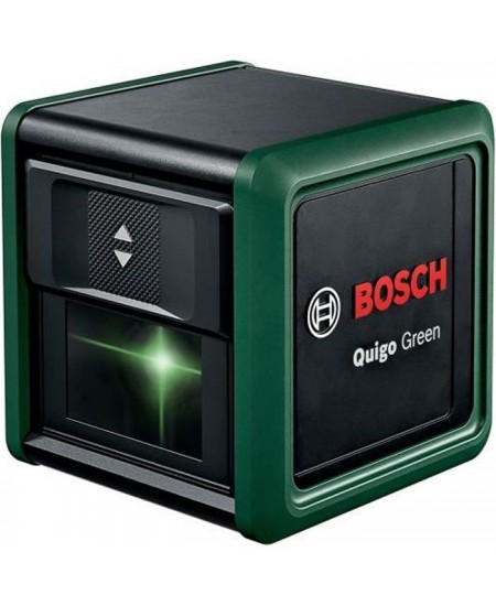 Laser lignes Bosch - Quigo Green - Technologie faisceau vert - Portée 12m