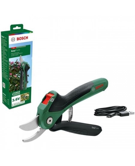 Sécateur EasyPrune sans fil - Bosch - Technologie Power Assist - Vert