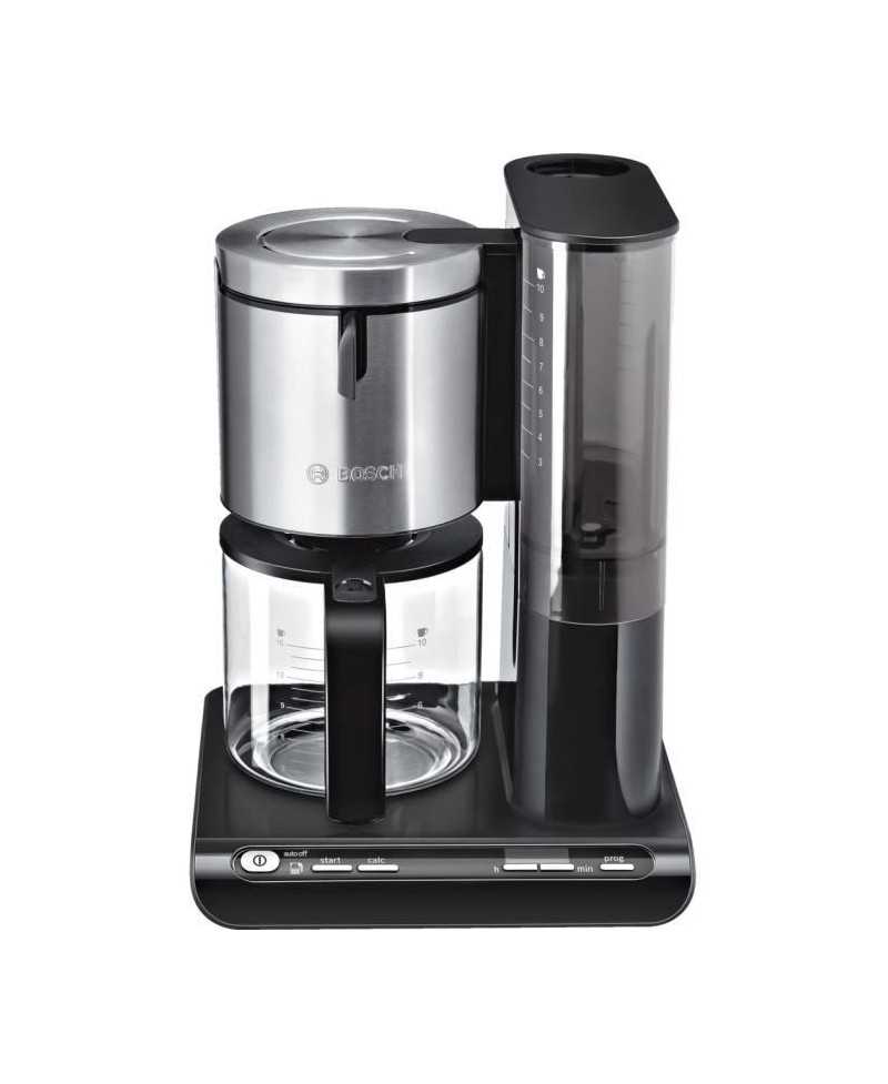 Cafetiere filtre programmable BOSCH Styline - Noir - 15 tasses - 1160W