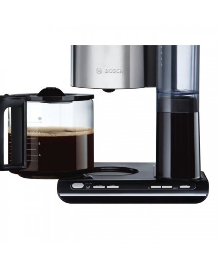 Cafetiere filtre programmable BOSCH Styline - Noir - 15 tasses - 1160W