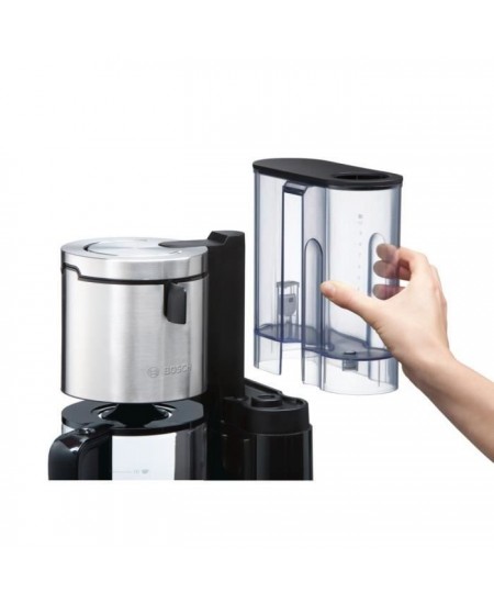 Cafetiere filtre programmable BOSCH Styline - Noir - 15 tasses - 1160W