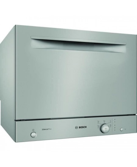 Lave-vaisselle compact pose libre BOSH SKS51E38EU SER2 - 6 couverts - Induction - L55cm - 49dB - Inox